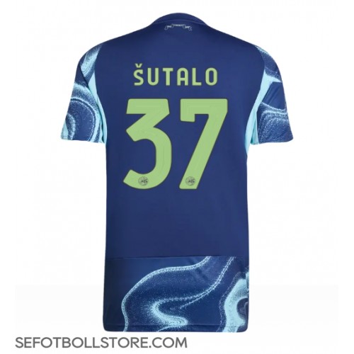 Ajax Josip Sutalo #37 Replika Bortatröja 2025-26 Kortärmad Ajax Josip Sutalo #37 Replika Bortatröja 2025-26 Kortärmad